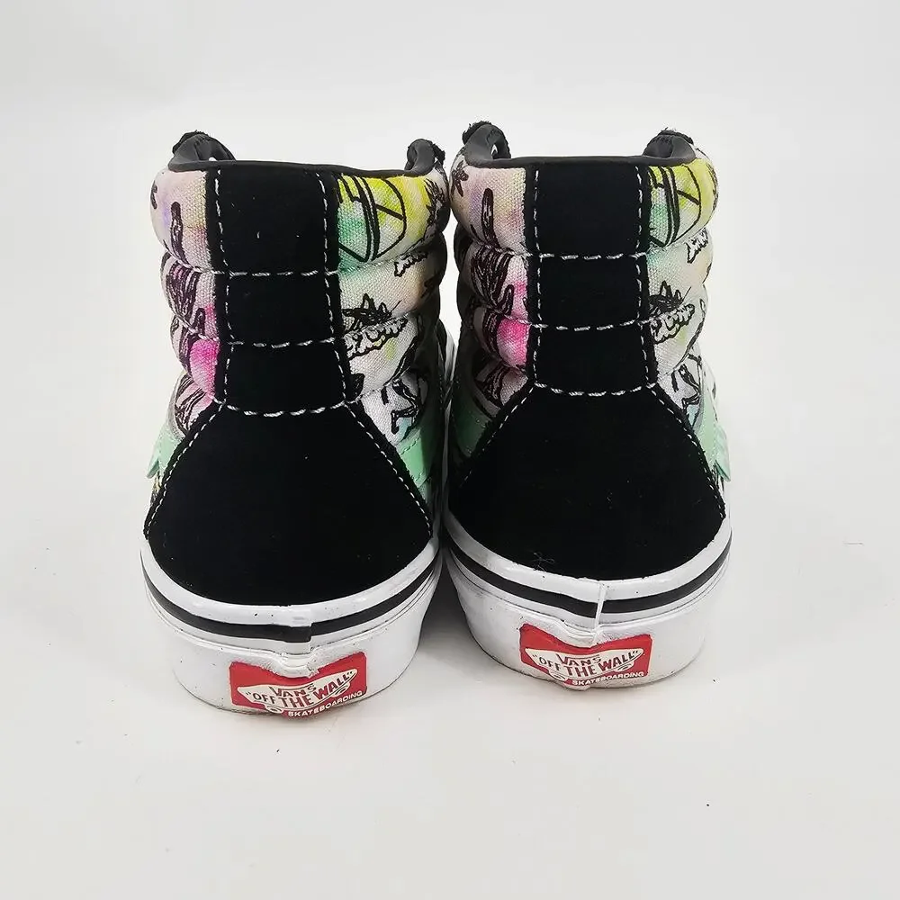 Vans Skate Sk8-Hi Shroom Doom Black Green Skate Sneaker Men's 5 fits Women's 7 - Picture 4 of 10